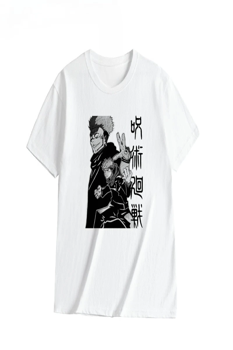 Anime Desenli Unisex Çocuk Tişört  Jujutsu hattı ‌ ‌