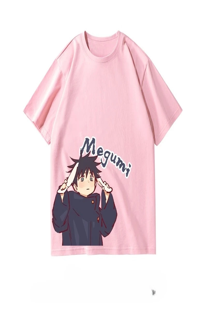 Anime Desenli Unisex Çocuk Tişört  Jujutsu Hattı Fushiguro Megumi ‌
