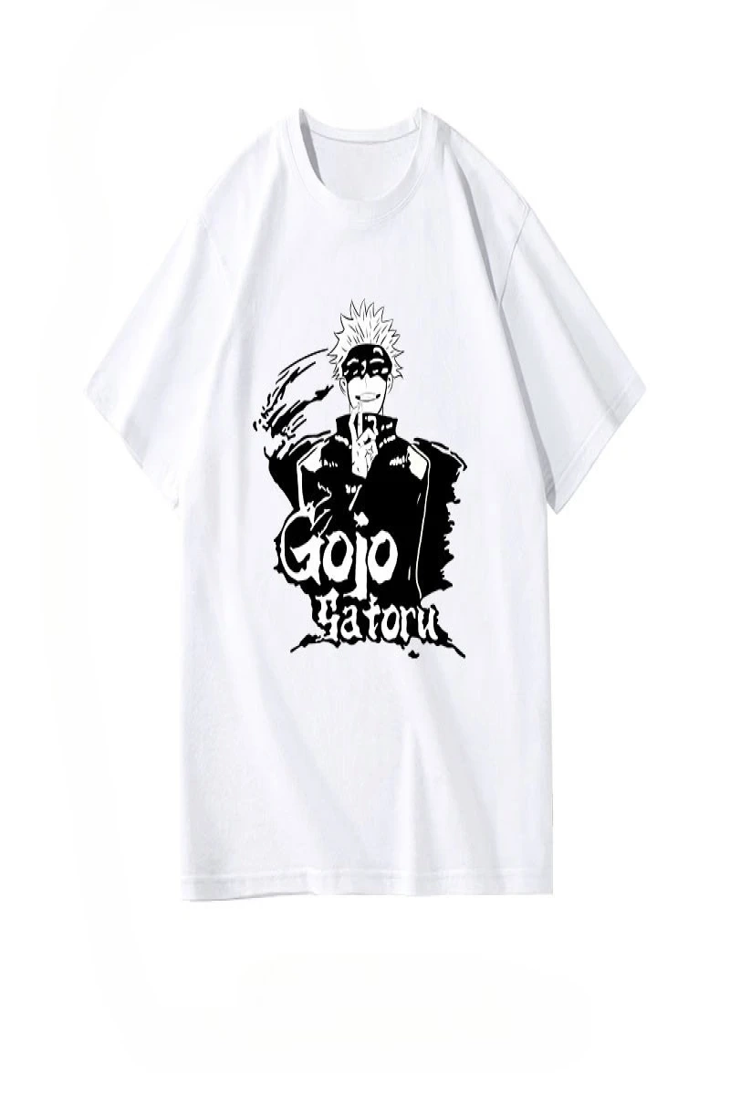 Anime Desenli Unisex Çocuk Tişört  Jujutsu hattı Gojo Satoru