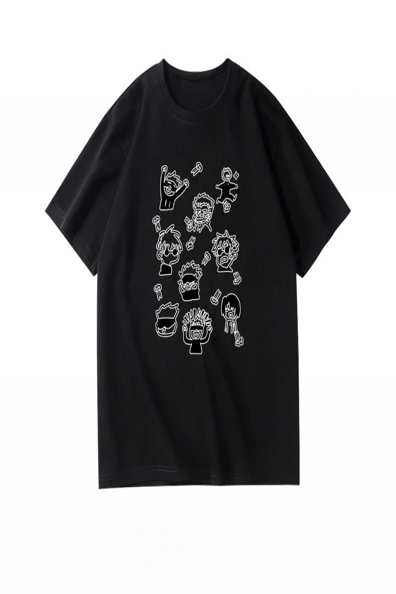 Anime Desenli Unisex Çocuk Tişört  Jujutsu hattı Gojo Satoru