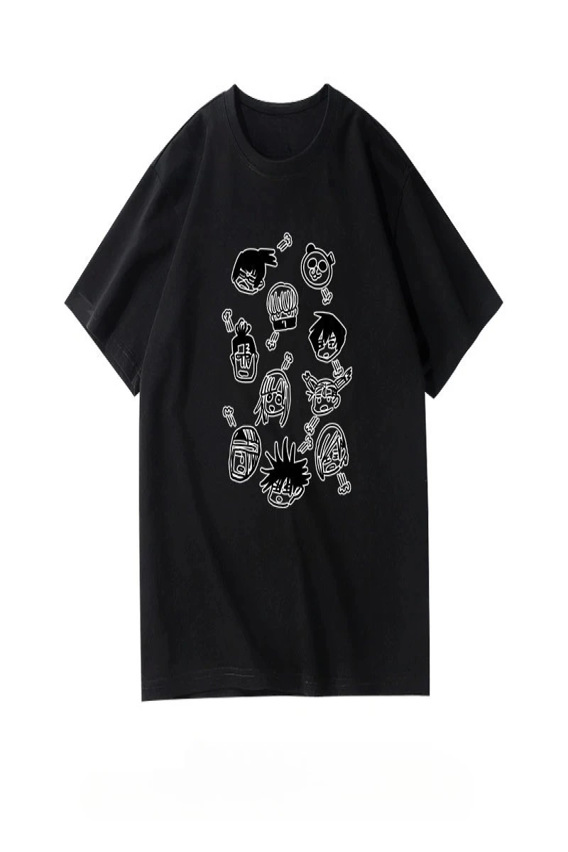 Anime Desenli Unisex Çocuk Tişört  Jujutsu hattı Gojo Satoru