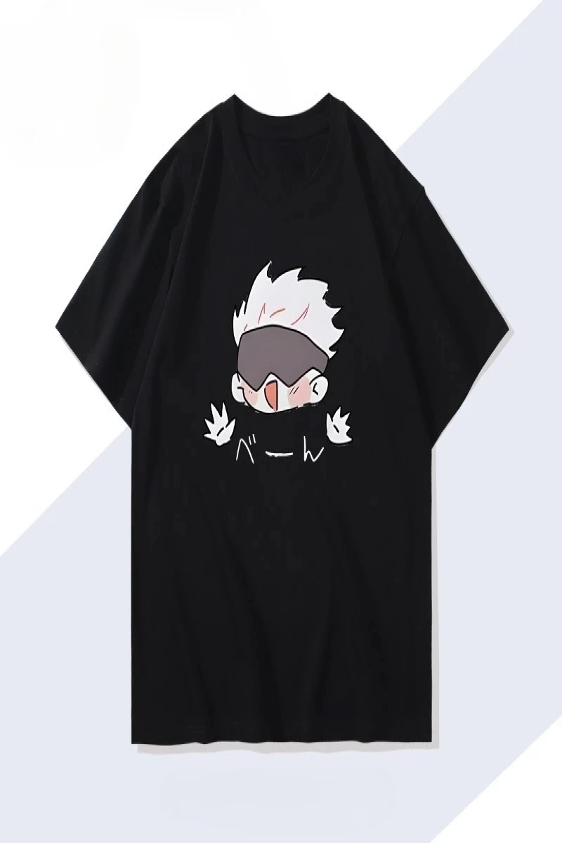 Anime Desenli Unisex Çocuk Tişört  Jujutsu Kaisen Gojo Satoru