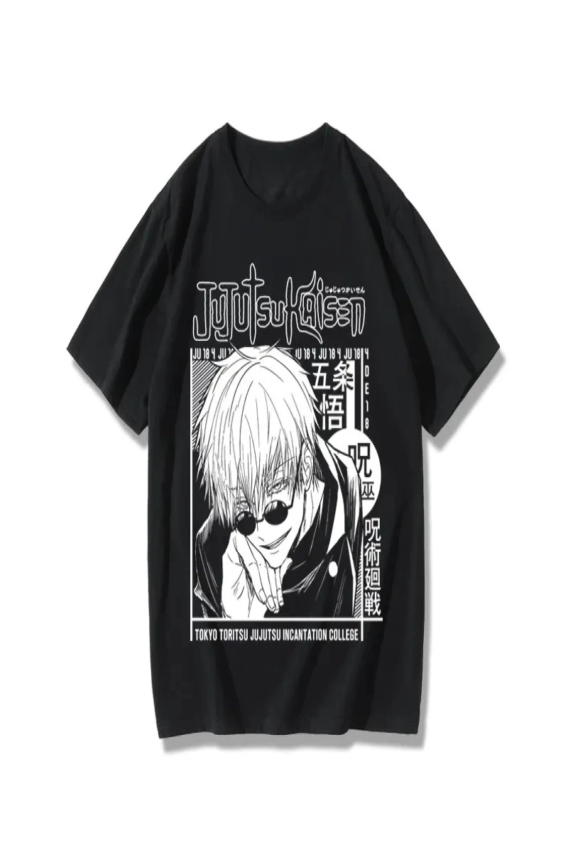 Anime Desenli Unisex Çocuk Tişört  Jujutsu Kaisen Gojo Satoru