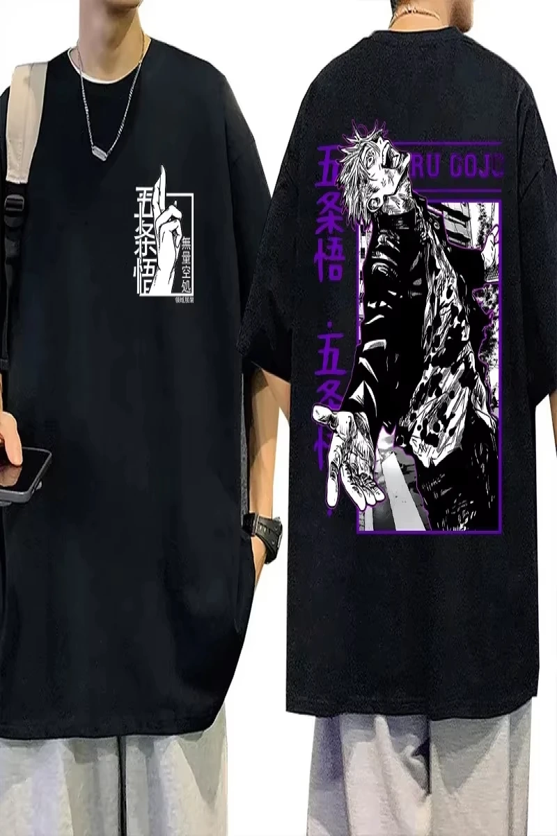 Anime Desenli Unisex Çocuk Tişört  Jujutsu Kaisen Gojo Satoru