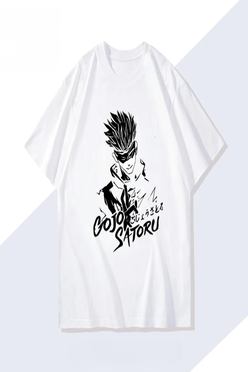 Anime Desenli Unisex Çocuk Tişört  Jujutsu Kaisen Gojo Satoru