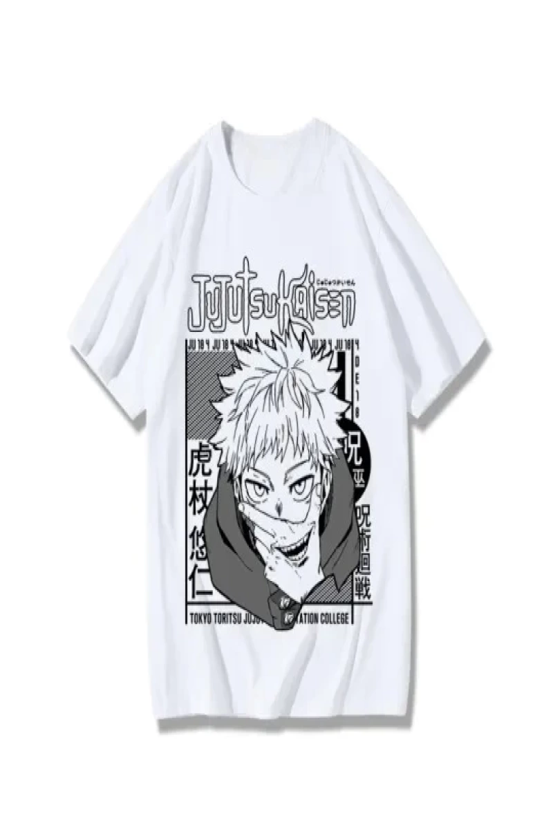 Anime Desenli Unisex Çocuk Tişört  Jujutsu Kaisen Gojo Satoru