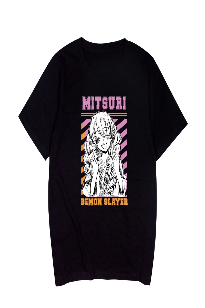 Anime Desenli Unisex Çocuk Tişört  Kamado Nezuko Demon Slayer