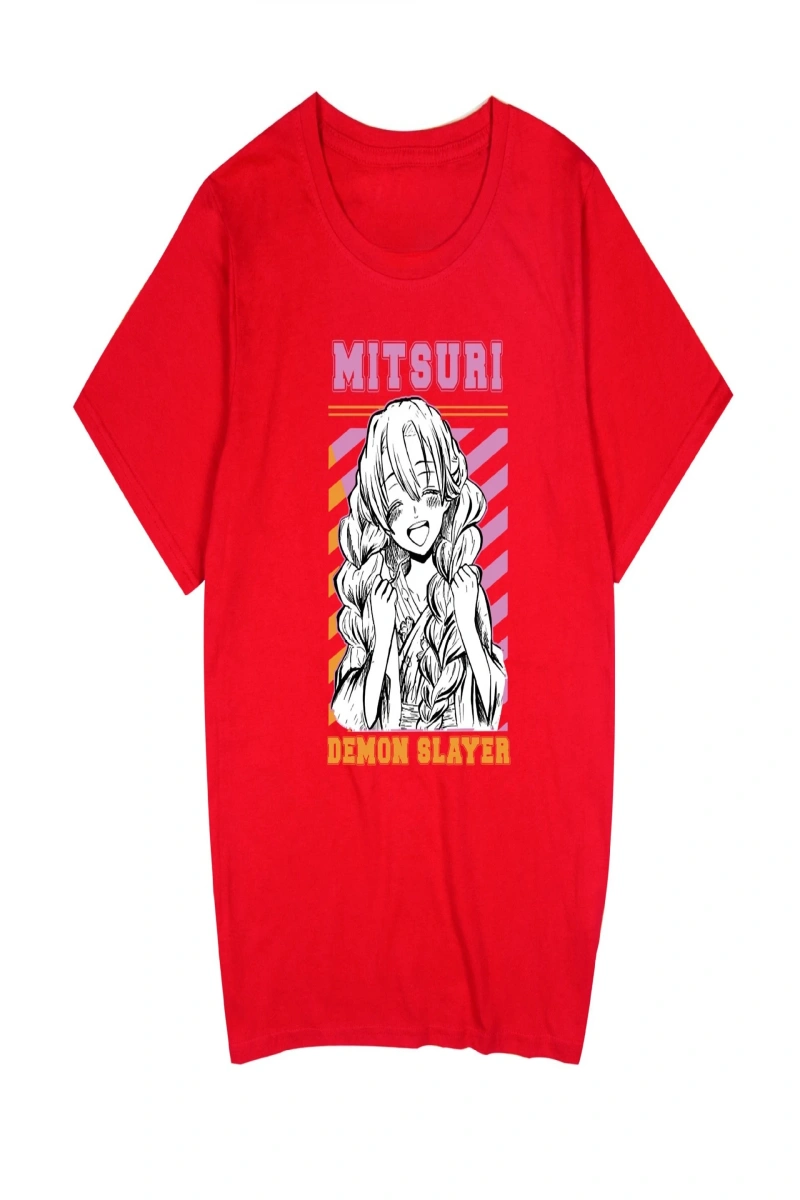 Anime Desenli Unisex Çocuk Tişört  Kamado Nezuko Demon Slayer