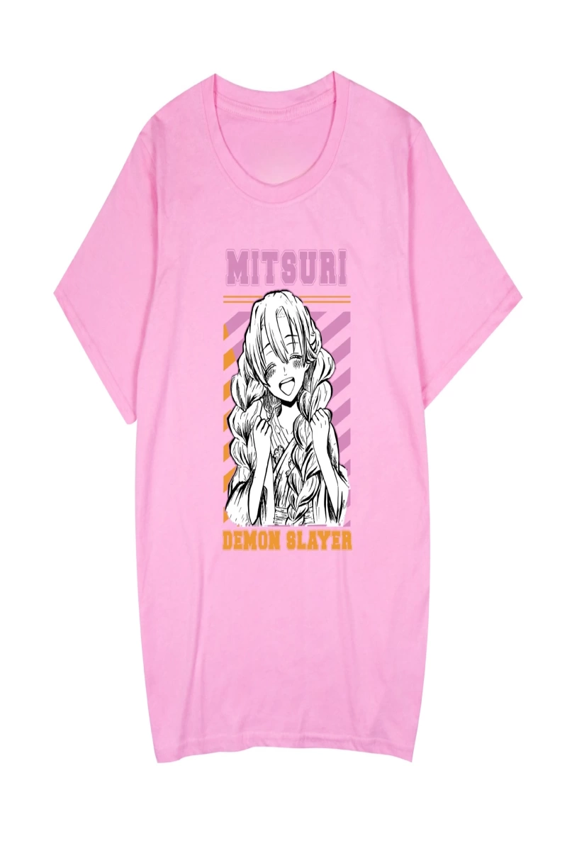 Anime Desenli Unisex Çocuk Tişört  Kamado Nezuko Demon Slayer