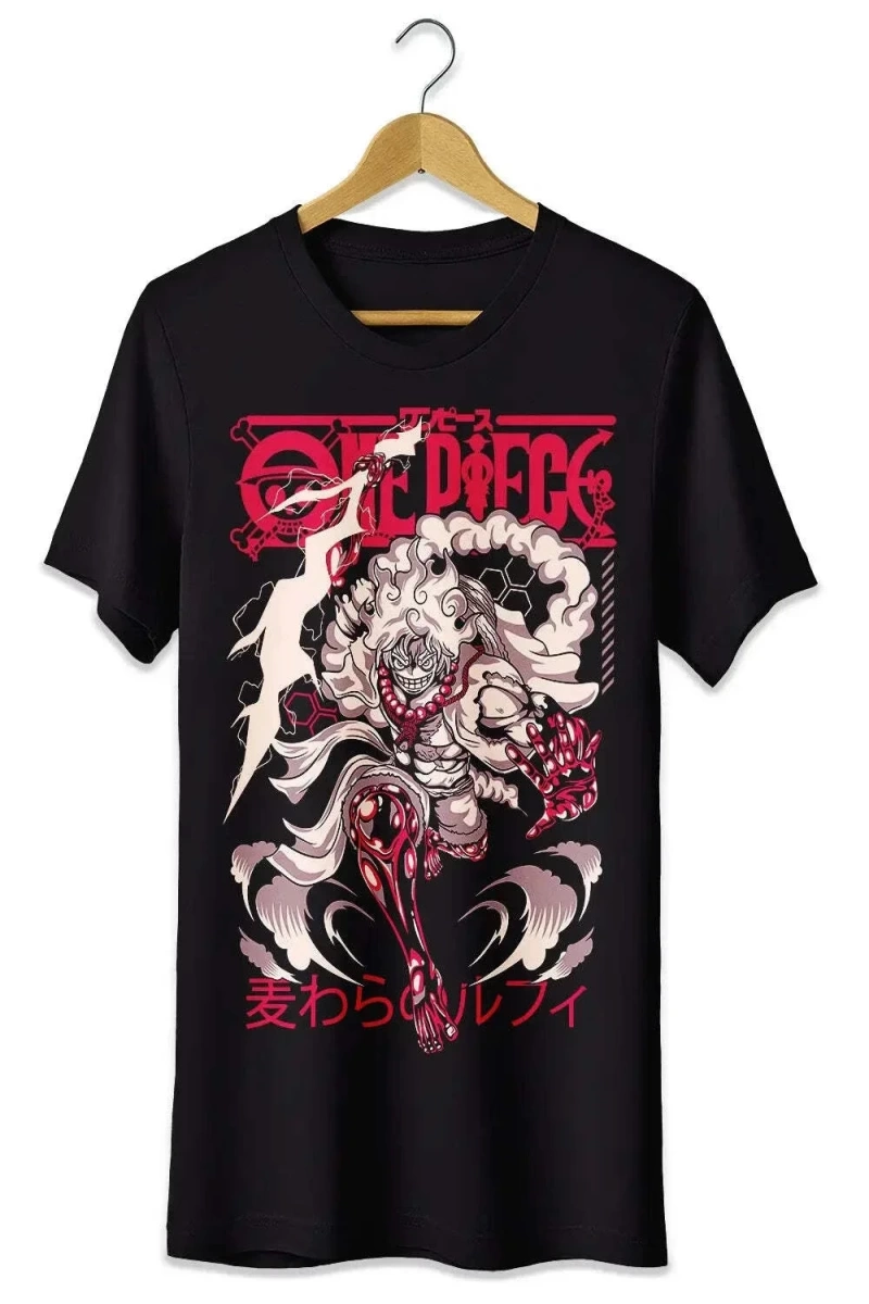 Anime Desenli Unisex Çocuk Tişört   Luffy Zorro