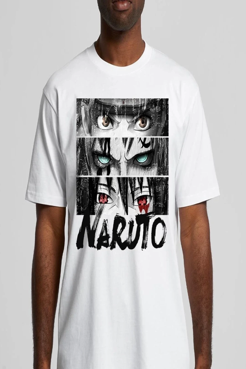 Anime Desenli Unisex Çocuk Tişört  Naruto