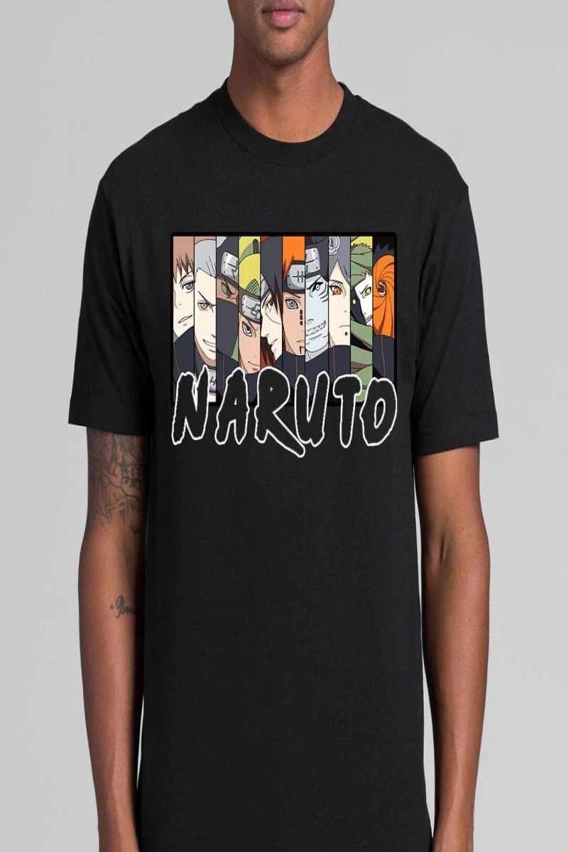 Anime Desenli Unisex Çocuk Tişört  Naruto Akatsuki