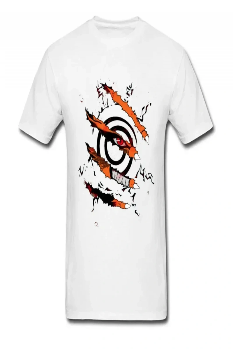 Anime Desenli Unisex Çocuk Tişört  Naruto Uzumaki