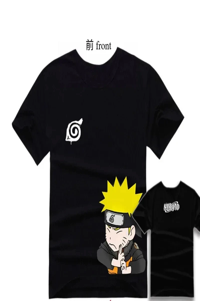 Anime Desenli Unisex Çocuk Tişört  Naruto Uzumaki
