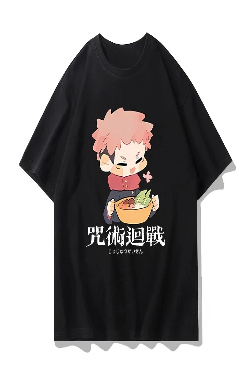 Anime Desenli Unisex Çocuk Tişört  RT Jujutsu Hattı ‌ Yujiyi