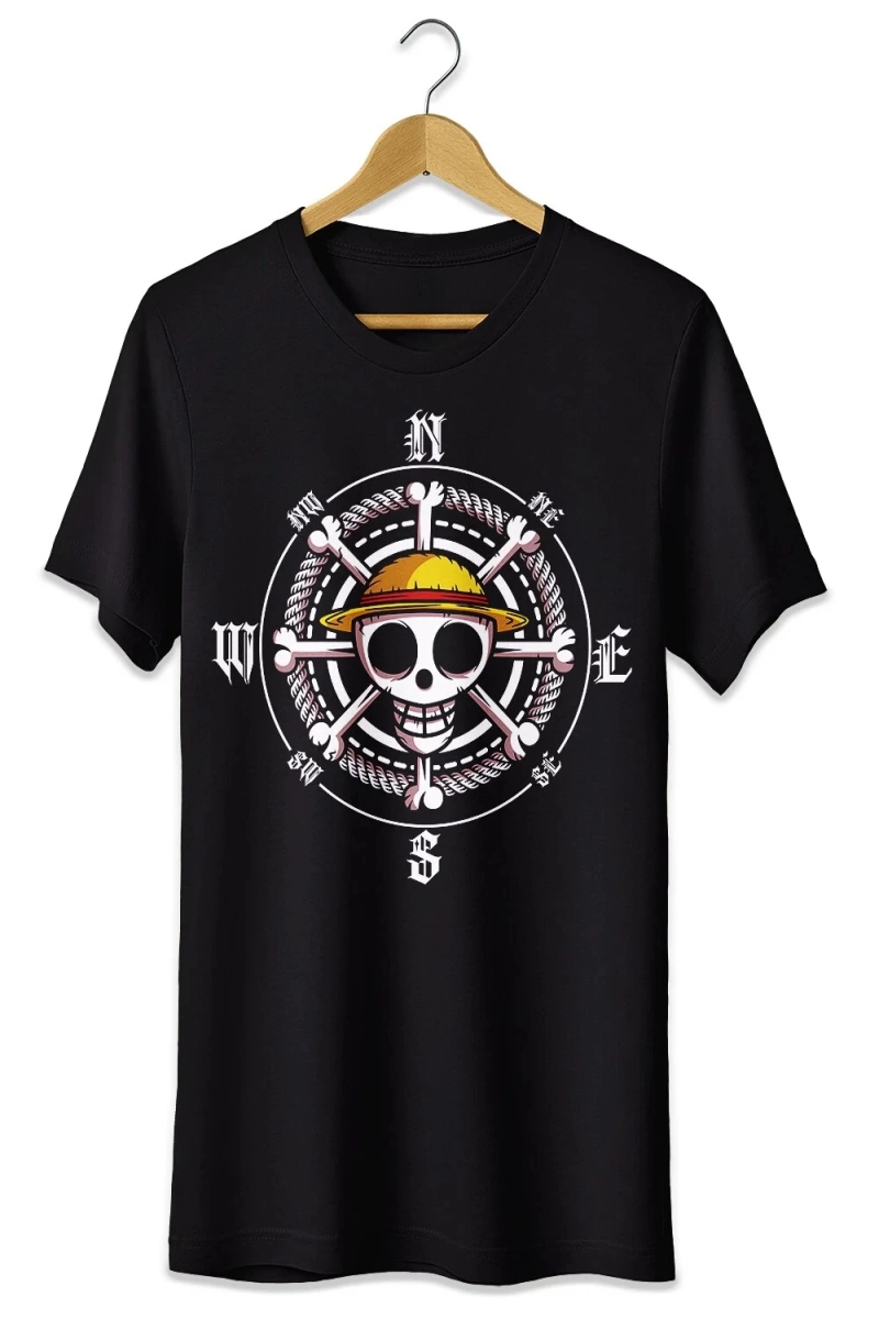 Anime Desenli Unisex Çocuk Tişört  Yaz Luffy Zoro Asura
