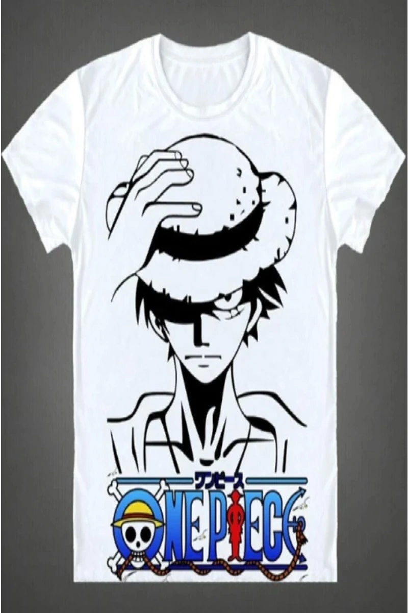 Anime Desenli Unisex Çocuk Tişört  Yaz Luffy Zoro Asura