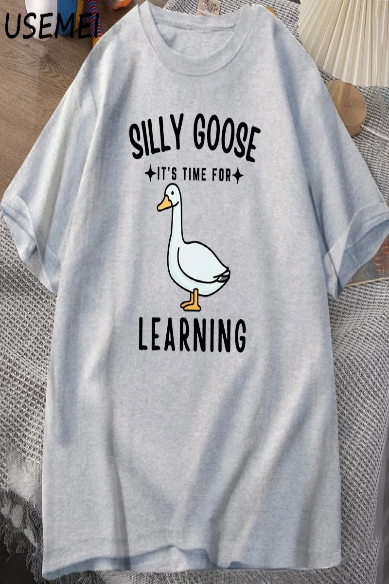 Aptal kaz T Shirt ilk gün okul T-Shirt komik geri okul Tee öğretmen Tshirt erkekler kadınlar  3059