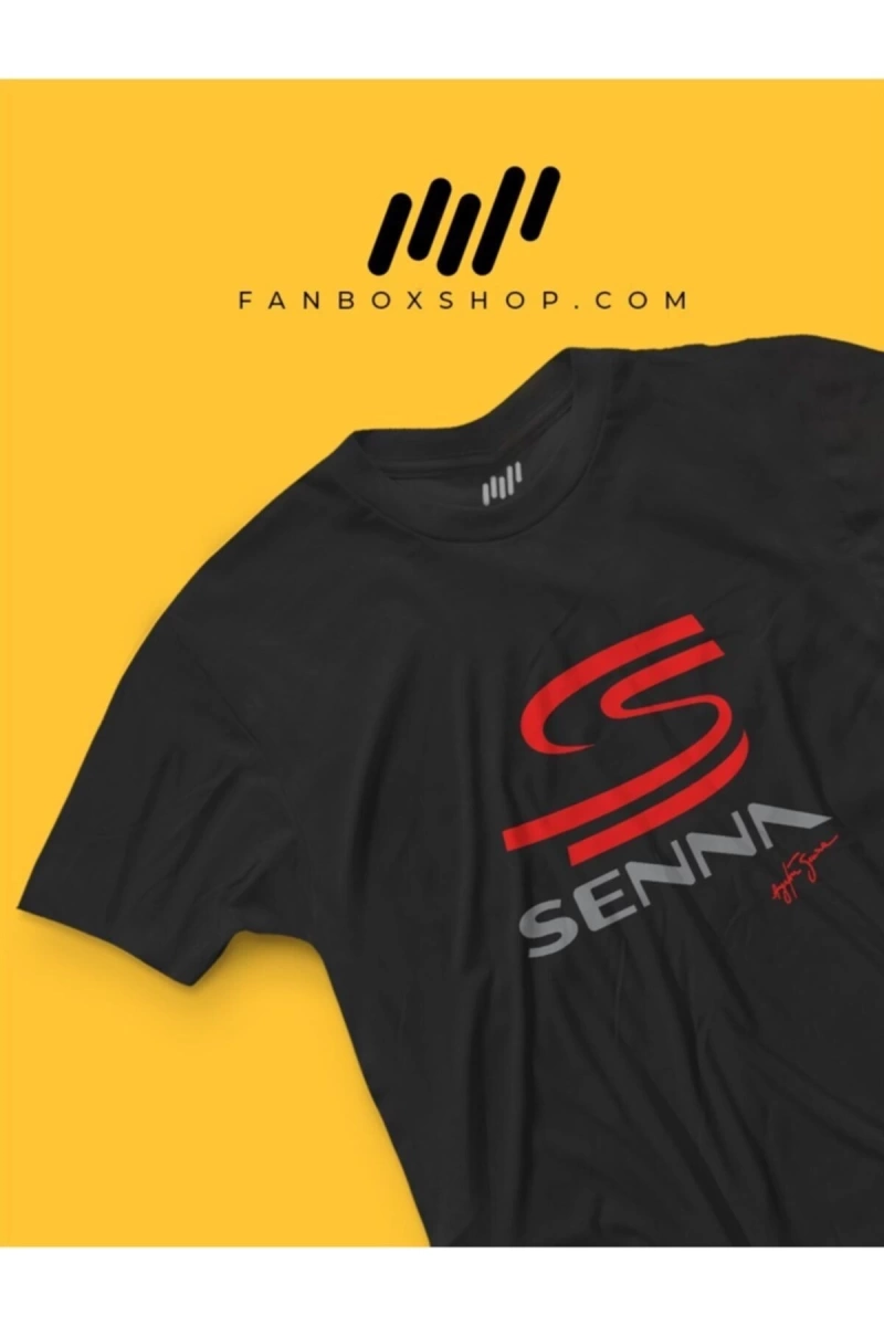 Ayrton Senna Imzalı Senna Logolu T-shirt