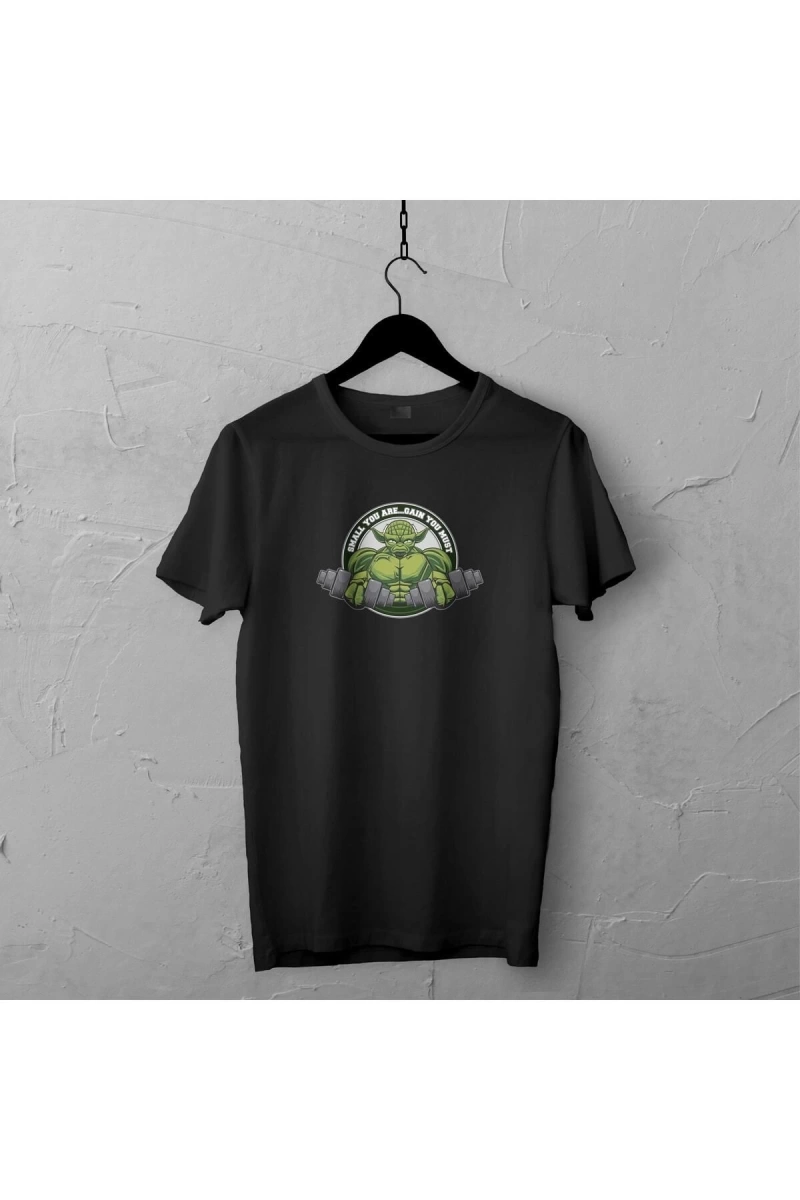 Babee Baby Yoda Gym Tasarımlı T-shirt Unisex Prime,çatlama Solma Yapmaz,gym Motivation Tasarı