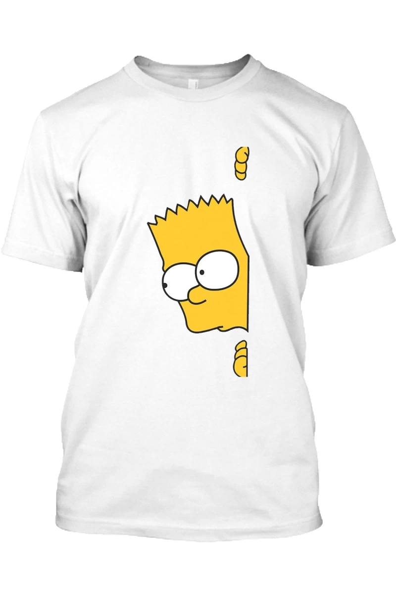 Bart Baskılı T-Shirt