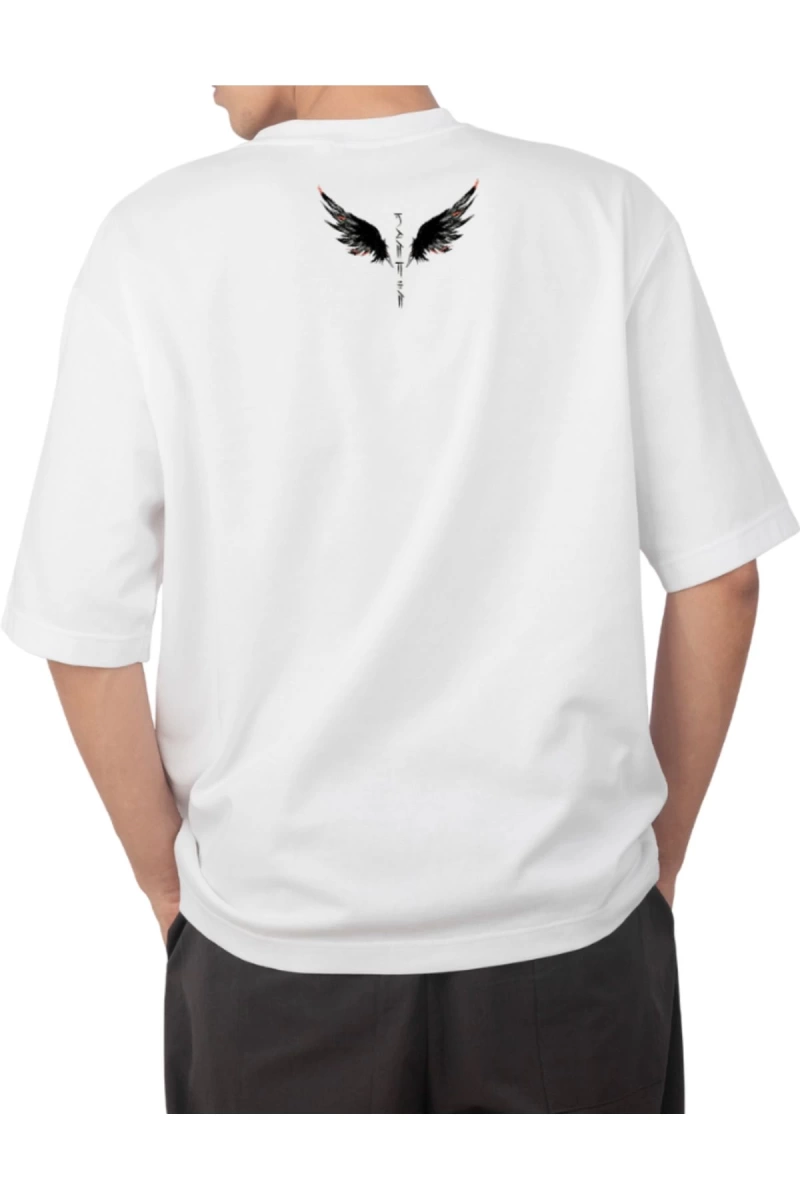 baskılı oversize t-shirt
