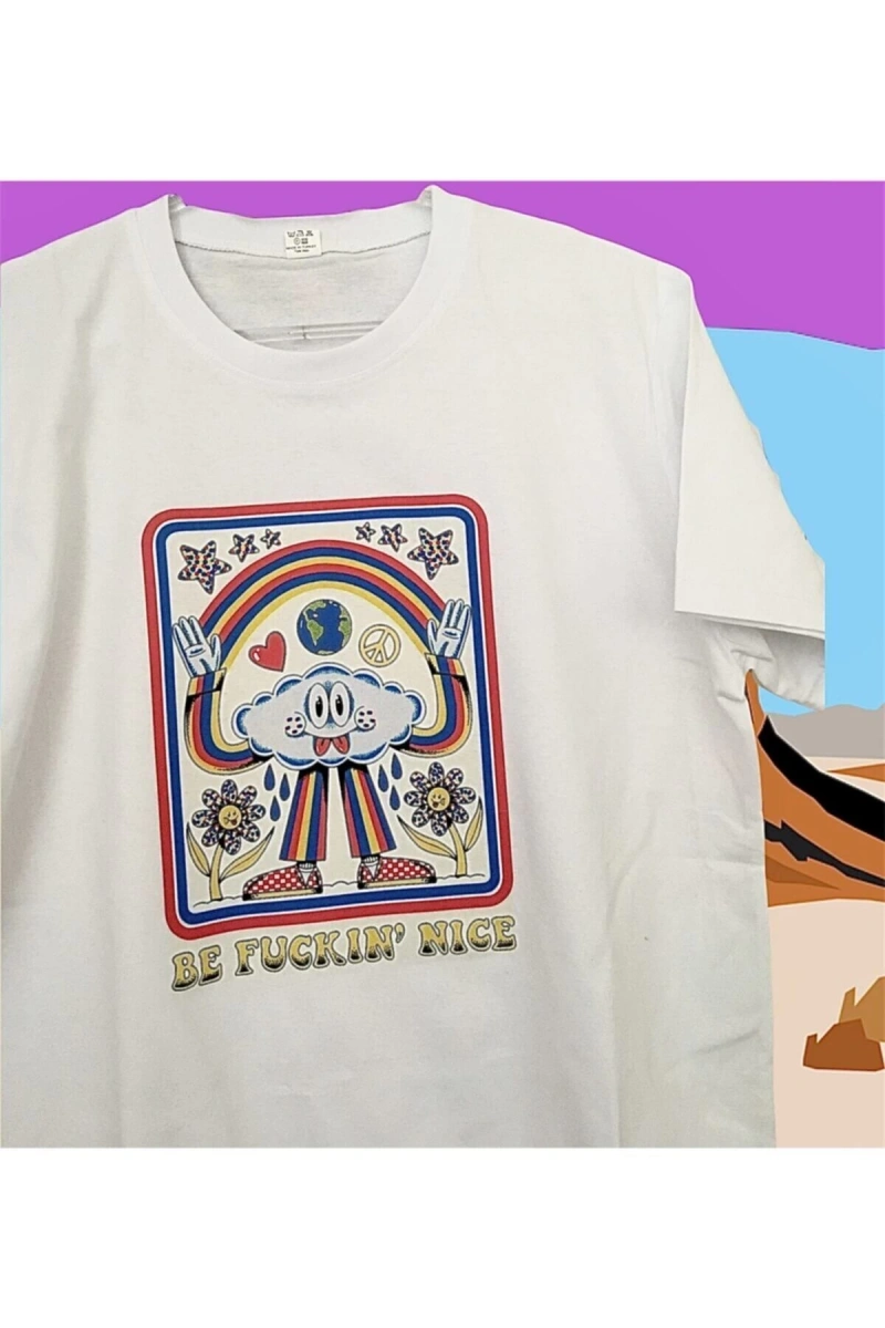 Baskılı Unisex Oversize Tshirt
