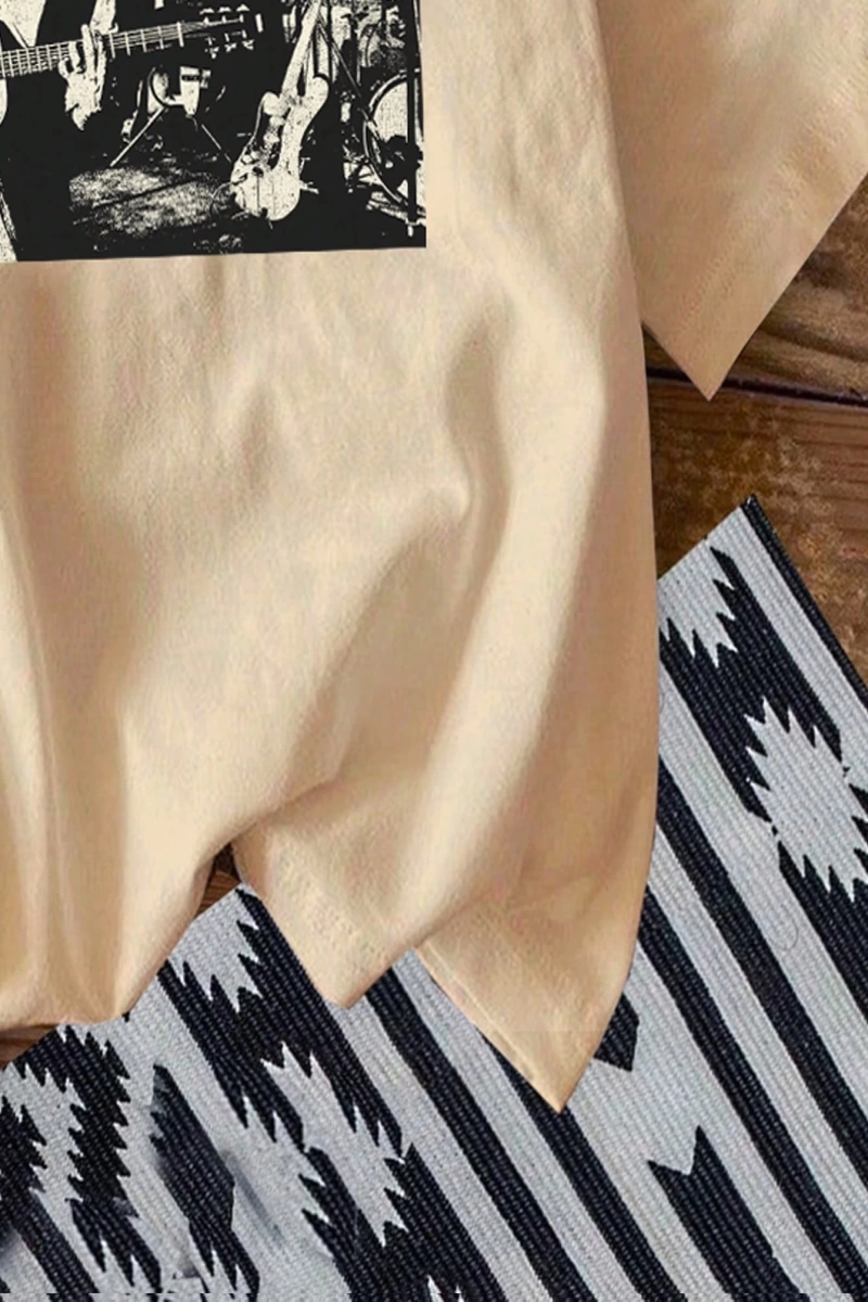 Bayan Renkli Harf Slogan Baskılı Moda ve Çok Yönlü Yuvarlak Yaka Kısa Kollu Tişört, Günlük Eğ