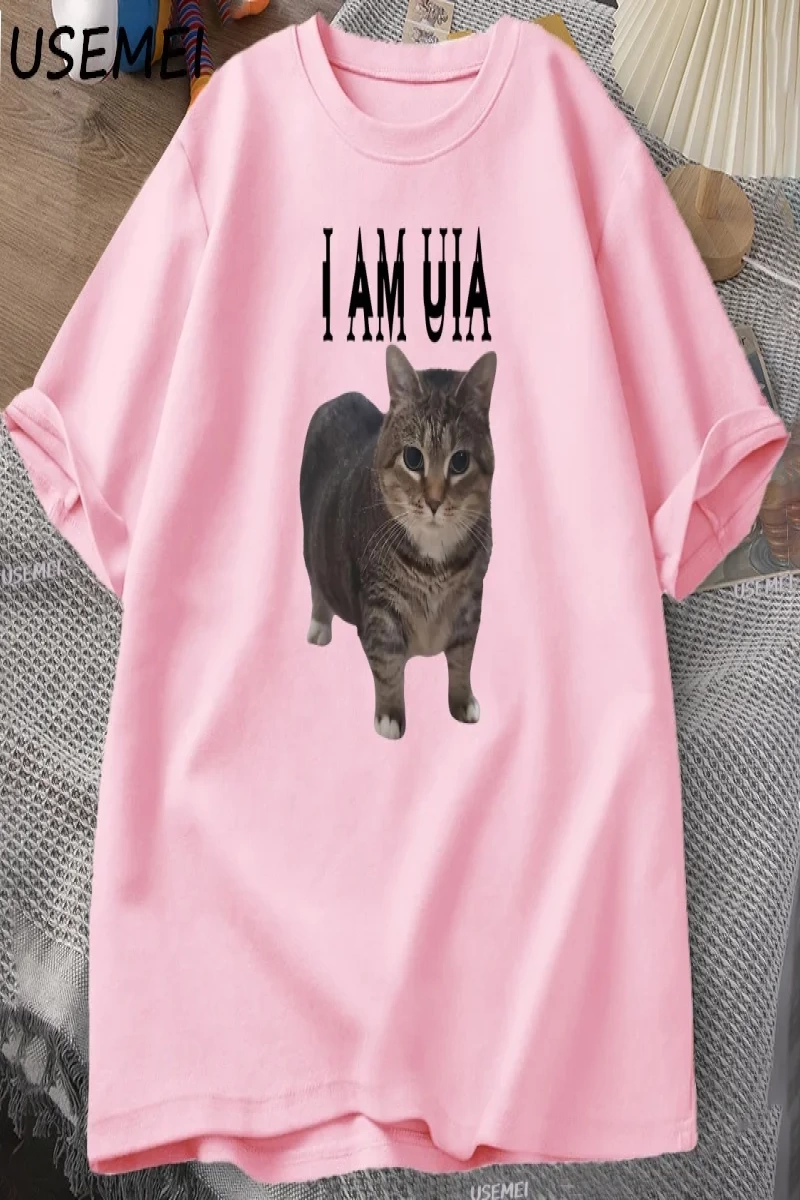 Ben Deliğe Gidiyorum Komik Kedi Meme Baskılı T Shirt Erkekler Kadınlar için Aptal Çirkin T-sh 2875