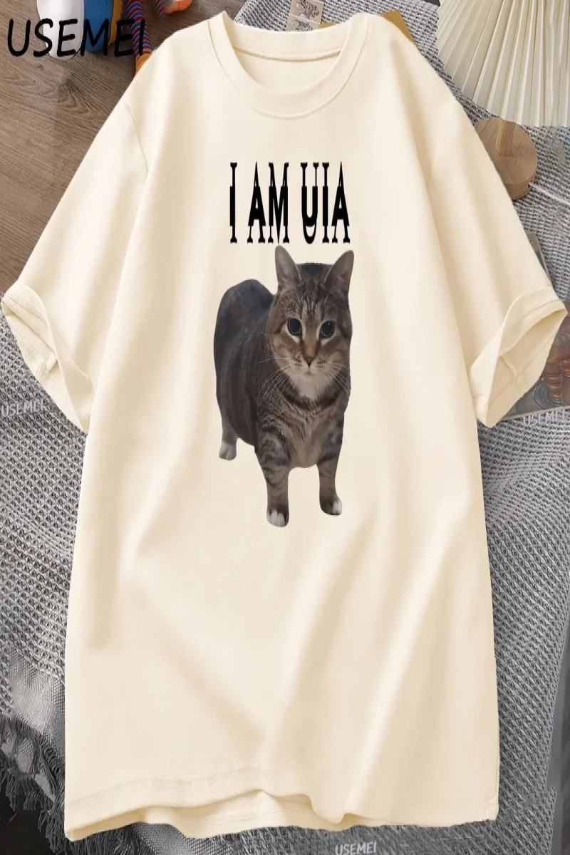 Ben Deliğe Gidiyorum Komik Kedi Meme Baskılı T Shirt Erkekler Kadınlar için Aptal Çirkin T-sh 2875