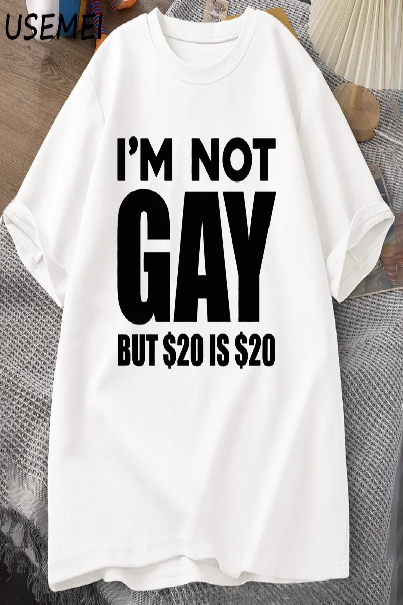 Ben Eşcinsel Değilim Ama 20dir 20 T Shirt Komik Erkek Kadın LGBTQ Eşcinsel Gurur Tişörtleri  2920