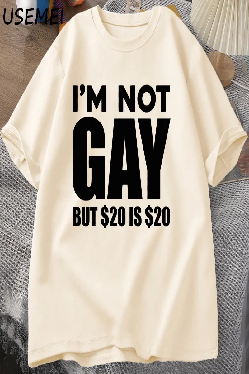 Ben Eşcinsel Değilim Ama 20dir 20 T Shirt Komik Erkek Kadın LGBTQ Eşcinsel Gurur Tişörtleri  2920