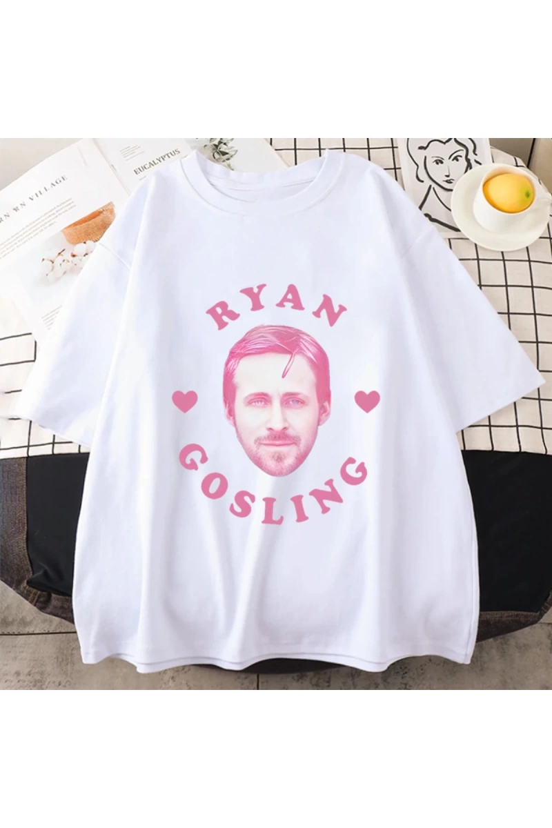 Ben Ryan Gosling Meme grafik giysi erkek klasik moda yüksek kaliteli T-shirt Unisex pamuk boy