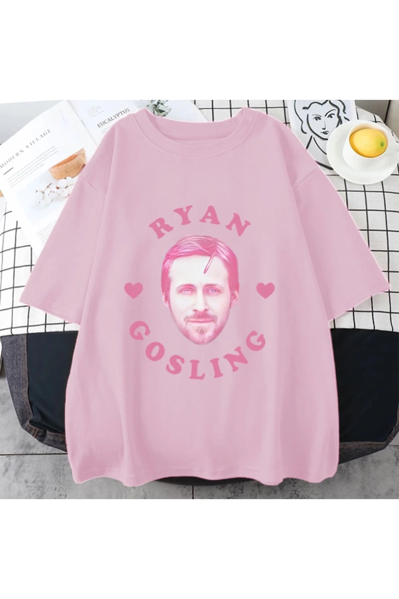 Ben Ryan Gosling Meme grafik giysi erkek klasik moda yüksek kaliteli T-shirt Unisex pamuk boy