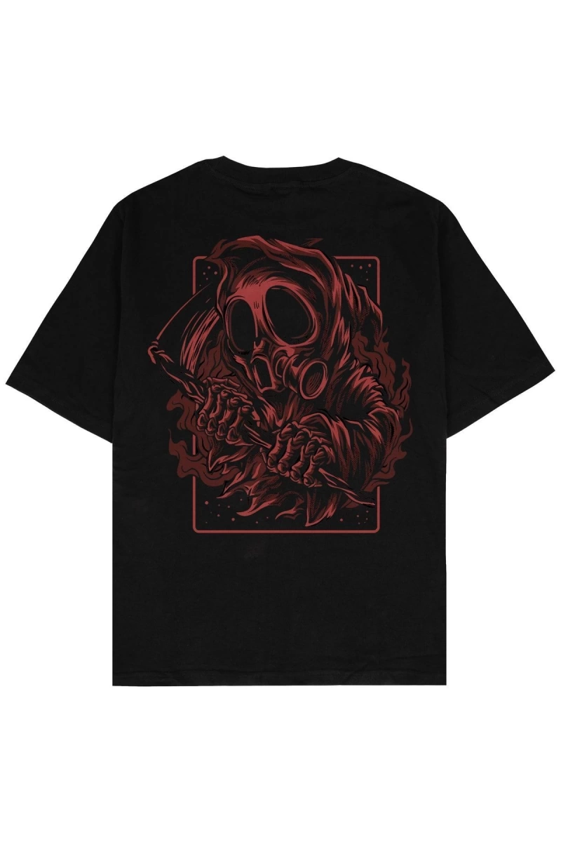 Blood Siyah Oversize Unisex T-shirt