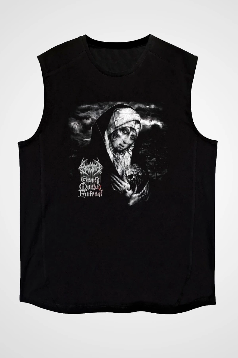 Bloodbath Siyah Kolsuz Tişört T-shirt