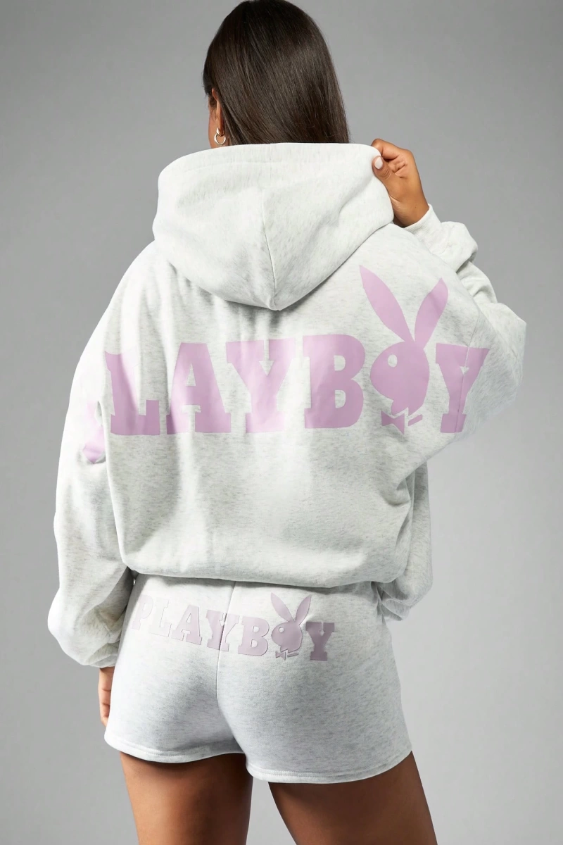 Bol Kesim Mektup Baskılı Kapüşonlu Bağcıklı Sweatshirt Düşük Omuz Tasarımı, Uzun Kollu Model 5138