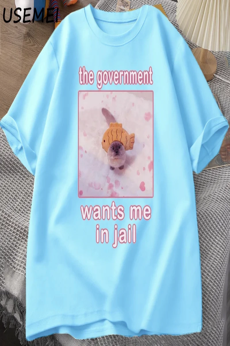 Born To OIIA Dönen Kedi T-Shirt Komik Retro Hayvan Tee 90s Pamuk Adam kısa kollu tişört Haraj 2972