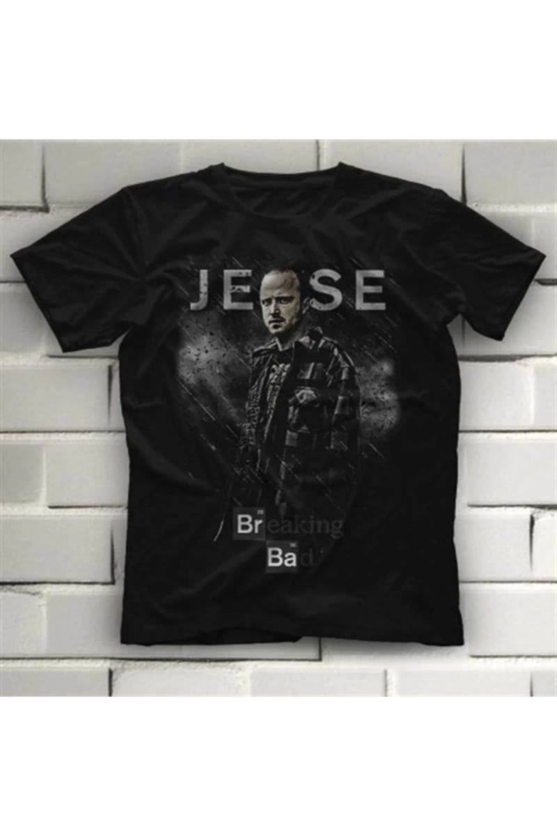 Breaking Bad Heisenberg Siyah Unisex Tişört T-shirt