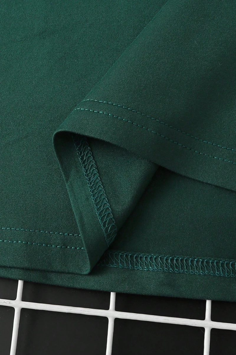 Büyük Beden Erkek Basit Moda Günlük Kısa Kollu Tişört, Günlük Giyim