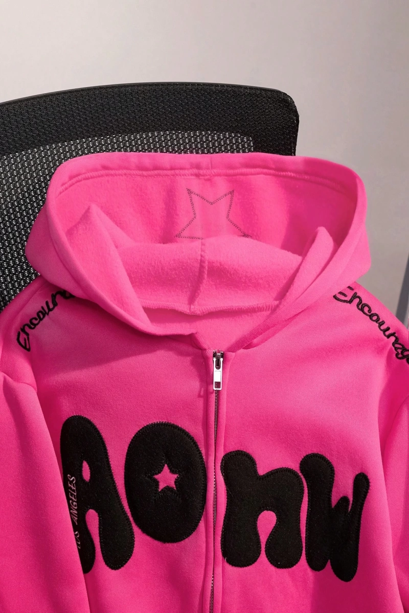 Büyük Beden Kadın Günlük İşlemeli Çiçekli Sweatshirt İş, Sonbahar/Kış Model 5158