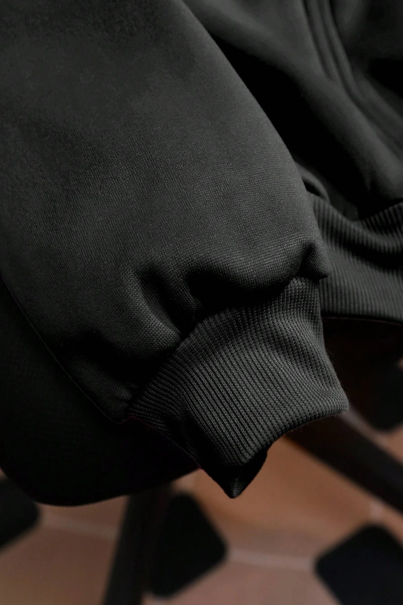 Büyük Beden Kadın Günlük İşlemeli Çiçekli Sweatshirt İş, Sonbahar/Kış Model 5158