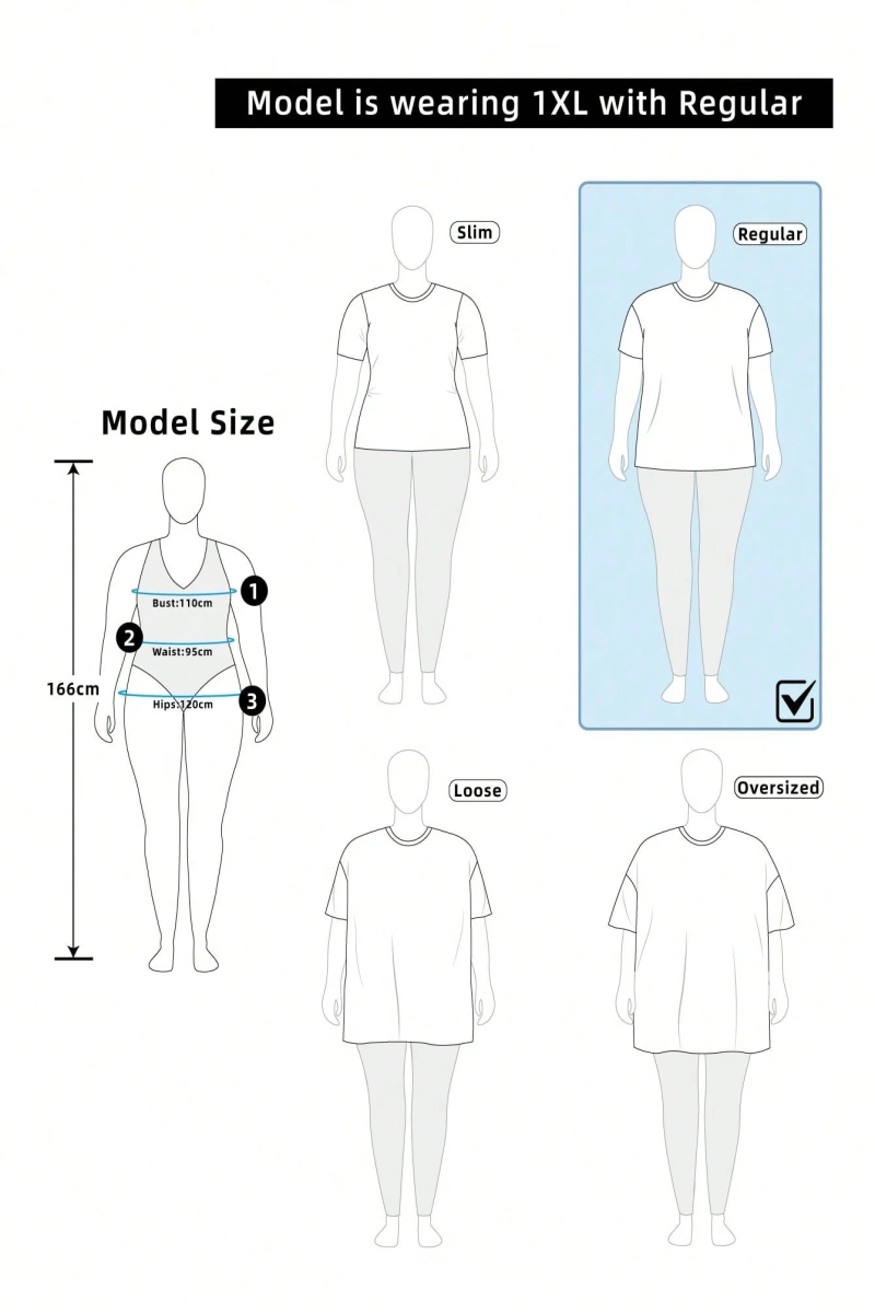 Casual Dog Grafik Baskılı Slim Fit Yuvarlak Yaka Kısa Kollu Büyük Beden Kadın Tişört