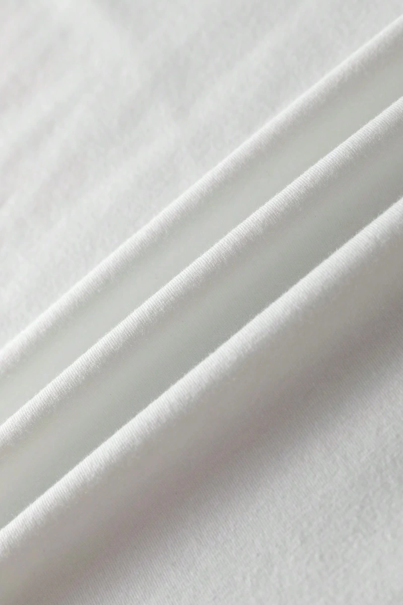 Casual Loose Leaf Desen Yuvarlak Yaka Kısa Kollu Kadın Tişörtü, Yaz İçin Uygun