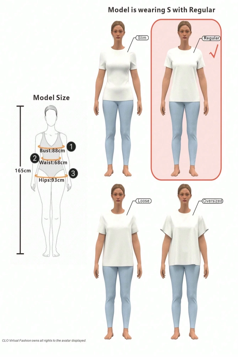 Casual Loose Yuvarlak Yaka Kısa Kollu Kadın Tişörtü, Pamuk Karışımı %34, Yaz İçin Uy