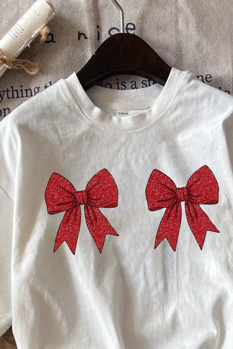 Casual Retro Dachshund Grafik Yuvarlak Yaka Kısa Kollu Dar Kesim Kadın Tişörtü,