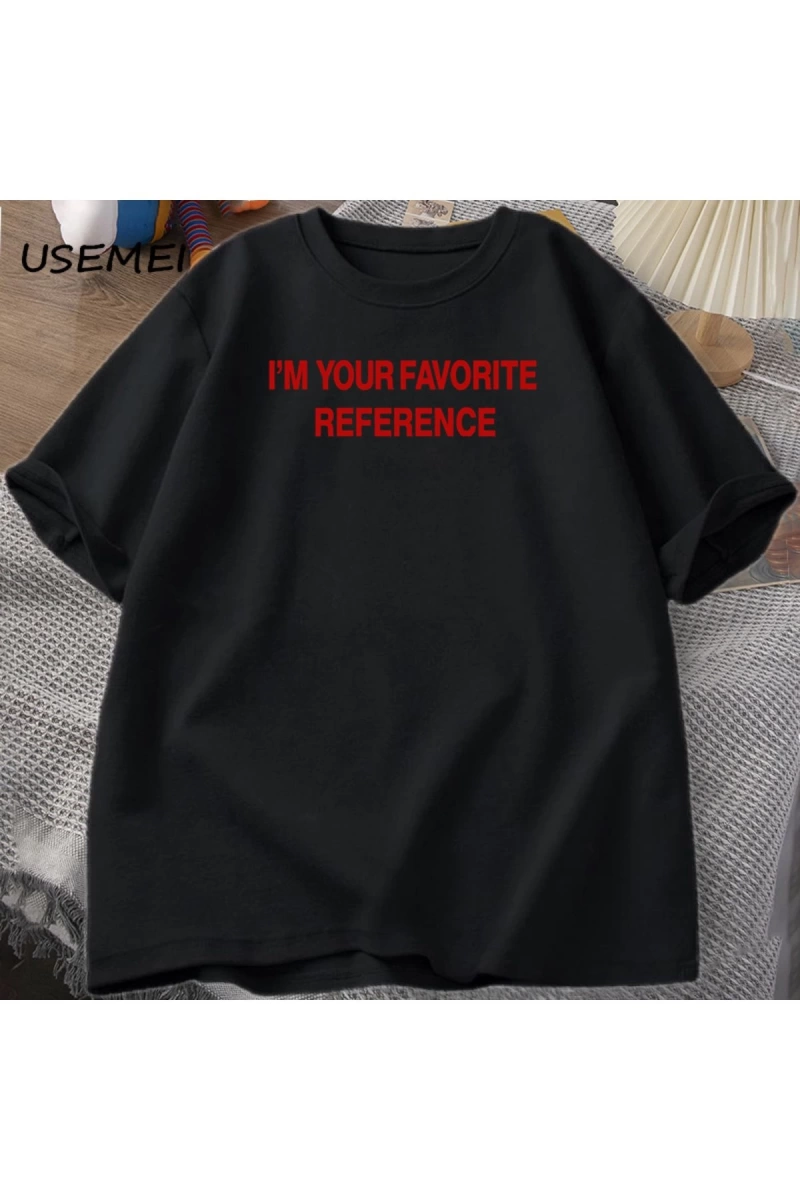 Charli XCX Ben Senin Favori Refrence Brat T-Shirt Unisex Tee Merch Hyperpop Y2K erkek Kısa Ko