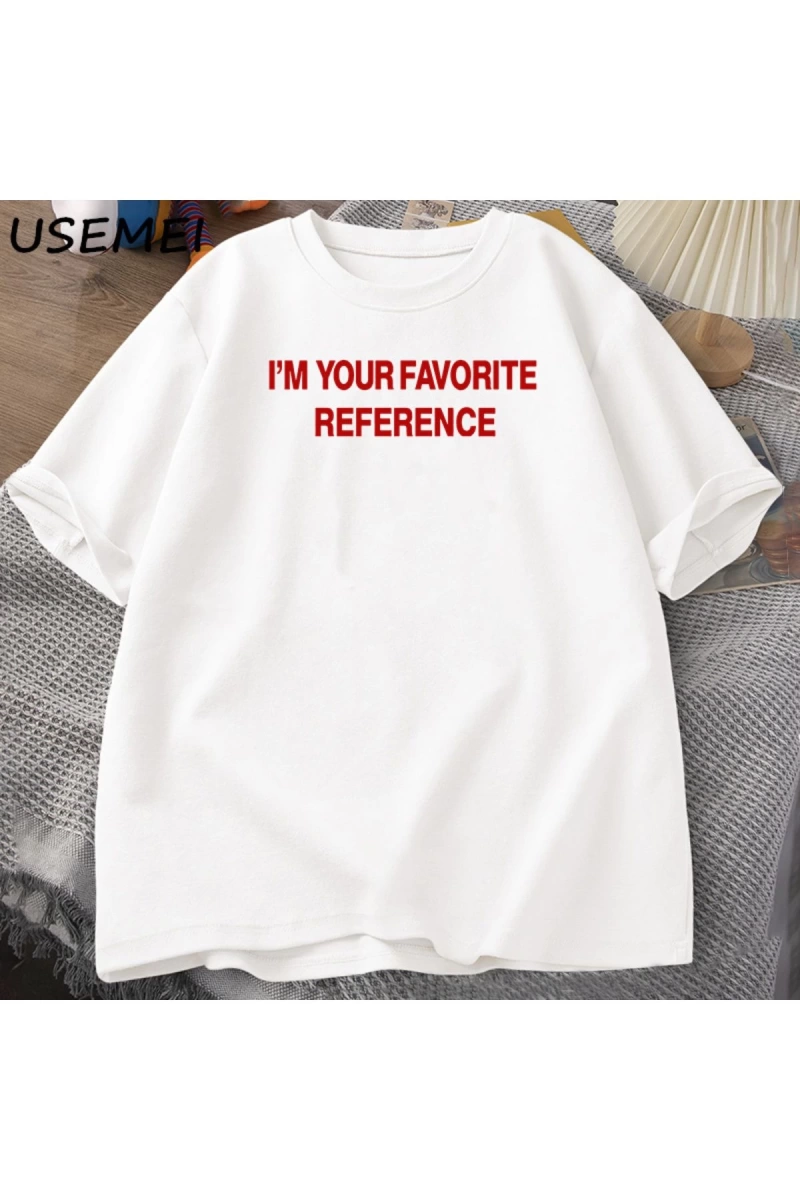 Charli XCX Ben Senin Favori Refrence Brat T-Shirt Unisex Tee Merch Hyperpop Y2K erkek Kısa Ko