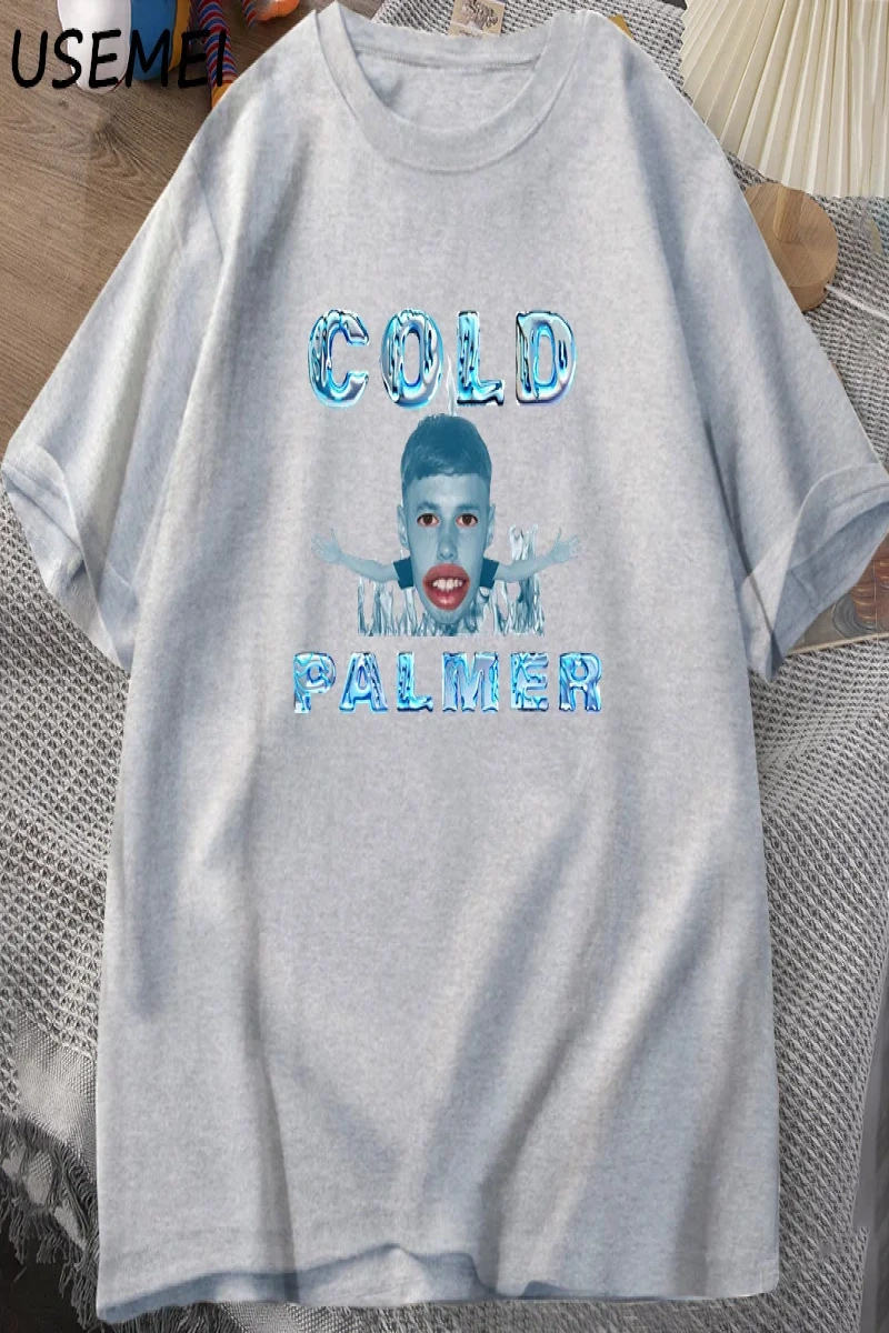 Cold Palmer Meme Graphic T-shirts for Men Causal Cotton Short Sleeve Tshirt Cole Palmer Poste 2957