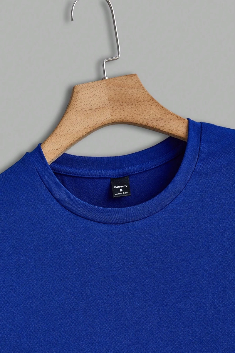 Contour Line Casual Baskılı Erkek Standart Beden Tişört Takımı